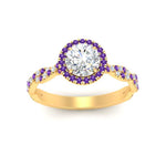 Load image into Gallery viewer, classic-vine-halo-round-purple-topaz-engagement-ring-in-yellow-gold-FD9126RORGVITOANGLE5-NL-YG_c17dc7bc-093c-4a6c-9d91-1a8ff64f38c6?v=1757924964