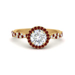 Load image into Gallery viewer, classic-vine-halo-round-ruby-engagement-ring-in-yellow-gold-FD9126RORGRUDR-NL-YG?v=1757924865
