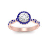 Load image into Gallery viewer, classic-vine-halo-round-sapphire-engagement-ring-in-rose-gold-FD9126RORGSABLANGLE5-NL-RG?v=1757924865