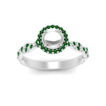 Load image into Gallery viewer, classic-vine-halo-semi-mount-emerald-engagement-ring-in-white-gold-FD9126SMRGEMGRANGLE5-NL-WG?v=1757924986