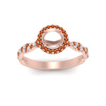 Load image into Gallery viewer, classic-vine-halo-semi-mount-orange-sapphire-engagement-ring-in-rose-gold-FD9126SMRGSAORANGLE5-NL-RG?v=1757924986