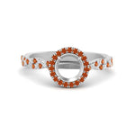 Load image into Gallery viewer, classic-vine-halo-semi-mount-orange-sapphire-engagement-ring-in-white-gold-FD9126SMRGSAOR-NL-WG?v=1757924986