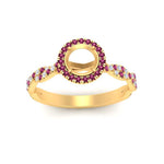 Load image into Gallery viewer, classic-vine-halo-semi-mount-pink-sapphire-engagement-ring-in-yellow-gold-FD9126SMRGSADRPIANGLE5-NL-YG?v=1757924986