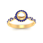 Load image into Gallery viewer, classic-vine-halo-semi-mount-sapphire-engagement-ring-in-yellow-gold-FD9126SMRGSABLANGLE5-NL-YG?v=1757924986
