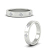 Load image into Gallery viewer, clover-leaf-flower-diamond-band-ring-in-platinum-FD11316BANGLE3-NL-WG