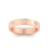 Load image into Gallery viewer, clover-leaf-flower-diamond-band-ring-in-rose-gold-FD11316BANGLE3-NL-RG.jpg