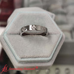 Load image into Gallery viewer, clover-leaf-flower-diamond-nature-inspired-band-in-14k-white-gold-fd11316b-4