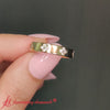 Load image into Gallery viewer, clover-leaf-flower-diamond-nature-inspired-band-in-yellow-gold-fd11316b-12