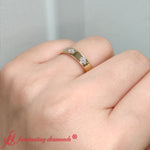 Load image into Gallery viewer, clover-leaf-flower-diamond-nature-inspired-band-in-yellow-gold-fd11316b-fancy2-nl-yg