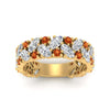 Load image into Gallery viewer, cluster-anniversary-orange-sapphire-ring-in-yellow-gold-FD10124BGSAOR-NL-YG.jpg