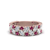 Load image into Gallery viewer, cluster-anniversary-pink-sapphire-ring-in-rose-gold-FD10124BGSADRPI-NL-RG.jpg