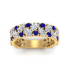 Load image into Gallery viewer, cluster-anniversary-sapphire-ring-in-yellow-gold-FD10124BGSABL-NL-YG.jpg