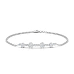Load image into Gallery viewer, cluster-bar-chain-stackable-diamond-bracelet-in-FDBRC9642ANGLE2-NL-WG