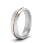 Load image into Gallery viewer, Comfort Fit 2 Tone Mens Wedding Band