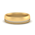 Load image into Gallery viewer, Comfort Fit 2 Tone Mens Wedding Band