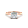 Load image into Gallery viewer, comfort-fit-princess-cut-solitaire-engagement-ring-in-rose-gold-FD11296PRR-NL-RG