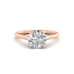 Load image into Gallery viewer, comfort-fit-solitaire-engagement-ring-in-rose-gold-FD11296ROR-NL-RG