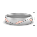 Load image into Gallery viewer, Comfort Fit Two Tone Mens Band