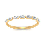 Load image into Gallery viewer, common-prong-elongated-diamond-wedding-ring-in-FD9939B-NL-YG