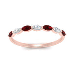 Load image into Gallery viewer, common-prong-elongated-ruby-wedding-ring-in-FD9939BGRUDR-NL-RG