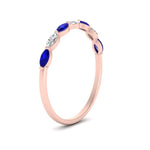 Load image into Gallery viewer, common-prong-elongated-sapphire-wedding-ring-in-FD9939BGSABL-NL-RG