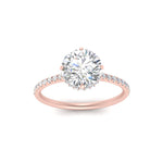Load image into Gallery viewer, compass-point-under-halo-diamond-engagement-ring-in-rose-gold-FDENR2147RORANGLE5-NL-RG