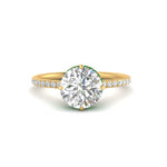 Load image into Gallery viewer, compass-point-under-halo-diamond-engagement-ring-with-emerald-in-yellow-gold-FDENR2147RORGEMGR-NL-YG