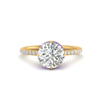 Load image into Gallery viewer, compass-point-under-halo-diamond-engagement-ring-with-purple-topaz-in-yellow-gold-FDENR2147RORGVITO-NL-YG