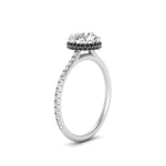 Load image into Gallery viewer, compass-point-under-halo-engagement-ring-with-black-diamond-in-white-gold-FDENR2147RORGBLACKANGLE2-NL-WG