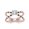 Load image into Gallery viewer, cross-band-asscher-cut-engagment-ring-with-black-diamond-rose-gold-FD9890ASRGBLACKANGLE5-NL-RG.jpg?v=1760525698
