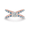 Load image into Gallery viewer, cross-band-cushion-cut-engagment-ring-with-blue-topaz-rose-gold-FD9890CURGICBLTO-NL-RG_df0094f5-1fd7-4f6a-a3e2-a3e40745298c.jpg?v=1760525870