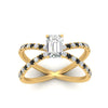 Load image into Gallery viewer, cross-band-emerald-cut-engagment-ring-with-black-diamond-yellow-gold-FD9890EMRGBLACKANGLE5-NL-YG_a25d72be-8618-4888-9028-4bfa951382a3.jpg?v=1760525879