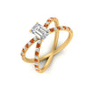 Load image into Gallery viewer, cross-band-emerald-cut-engagment-ring-with-orange-sapphire-yellow-gold-FD9890EMRGSAORANGLE2-NL-YG_1f434598-0666-4ed0-9b85-2475fc76fbe1.jpg?v=1760525879