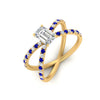 Load image into Gallery viewer, cross-band-emerald-cut-engagment-ring-with-sapphire-yellow-gold-FD9890EMRGSABLANGLE2-NL-YG_2fa064eb-fa34-48d0-bfc8-0600e198b479.jpg?v=1760525879