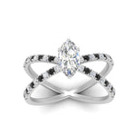 Load image into Gallery viewer, cross-band-marquise-cut-engagment-ring-with-black-diamond-white-gold-FD9890MQRGBLACKANGLE5-NL-WG_5c8142c2-d96d-4241-b259-88048b161afe.jpg?v=1760525899