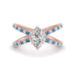 Load image into Gallery viewer, cross-band-marquise-cut-engagment-ring-with-blue-topaz-rose-gold-FD9890MQRGICBLTO-NL-RG_d16ccf44-87a0-4901-9e7f-afdd7eae12c4.jpg?v=1760525899