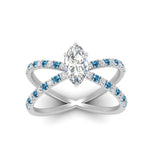 Load image into Gallery viewer, cross-band-marquise-cut-engagment-ring-with-blue-topaz-white-gold-FD9890MQRGICBLTOANGLE5-NL-WG_26a0f2ef-c27f-446b-b36f-9e55e0ebc0ef.jpg?v=1760525899