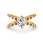 Load image into Gallery viewer, cross-band-marquise-cut-engagment-ring-with-orange-sapphire-yellow-gold-FD9890MQRGSAOR-NL-YG_fa1c4d37-e8ba-41b0-85eb-f4f366b12d03.jpg?v=1760525898