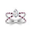 Load image into Gallery viewer, cross-band-marquise-cut-engagment-ring-with-pink-sapphire-white-gold-FD9890MQRGSADRPIANGLE5-NL-WG_0f01130d-7f1b-44d4-bad7-6dda14c5180a.jpg?v=1760525898