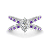 Load image into Gallery viewer, cross-band-marquise-cut-engagment-ring-with-purple-topaz-white-gold-FD9890MQRGVITO-NL-WG_96f5781f-414e-4486-b8d5-c56b7c5b873f.jpg?v=1760525899