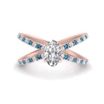 Load image into Gallery viewer, cross-band-oval-shaped-engagment-ring-with-blue-topaz-rose-gold-FD9890OVRGICBLTO-NL-RG.jpg?v=1760525778