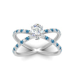 Load image into Gallery viewer, cross-band-oval-shaped-engagment-ring-with-blue-topaz-white-gold-FD9890OVRGICBLTOANGLE5-NL-WG.jpg?v=1760525778