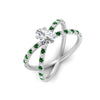 Load image into Gallery viewer, cross-band-oval-shaped-engagment-ring-with-emerald-white-gold-FD9890OVRGEMGRANGLE2-NL-WG_7138a48c-dfd1-4c08-ba1f-9cebe9ddb95e.jpg?v=1760525909