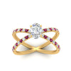 Load image into Gallery viewer, cross-band-oval-shaped-engagment-ring-with-pink-sapphire-yellow-gold-FD9890OVRGSADRPIANGLE5-NL-YG_4ff1a19d-23f5-4e62-a861-4f2be6cc2a52.jpg?v=1760525908