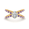 Load image into Gallery viewer, cross-band-oval-shaped-engagment-ring-with-purple-topaz-yellow-gold-FD9890OVRGVITO-NL-YG_5e4700b2-778f-49c1-8c76-169dbb3b81b1.jpg?v=1760525909