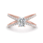 Load image into Gallery viewer, cross-band-radiant-cut-engagment-ring-rose-gold-FD9890RAR-NL-RG.jpg?v=1760525827