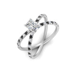 Load image into Gallery viewer, cross-band-radiant-cut-engagment-ring-with-black-diamond-white-gold-FD9890RARGBLACKANGLE2-NL-WG.jpg?v=1760525827