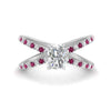 Load image into Gallery viewer, cross-band-radiant-cut-engagment-ring-with-pink-sapphire-white-gold-FD9890RARGSADRPI-NL-WG_b80015c6-4656-4c0f-a1b4-4ea1a495549f.jpg?v=1760525935