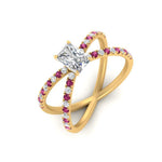 Load image into Gallery viewer, cross-band-radiant-cut-engagment-ring-with-pink-sapphire-yellow-gold-FD9890RARGSADRPIANGLE2-NL-YG.jpg?v=1760525827