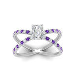 Load image into Gallery viewer, cross-band-radiant-cut-engagment-ring-with-purple-topaz-white-gold-FD9890RARGVITOANGLE5-NL-WG.jpg?v=1760525827
